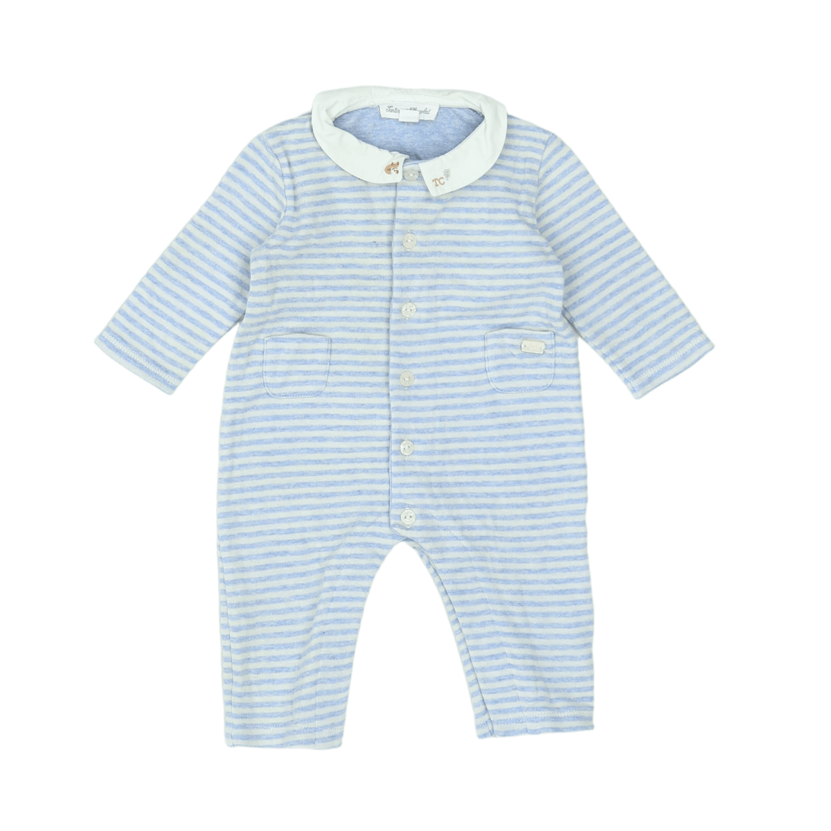 TARTINE & CHOCOLAT - COMBINAISON - BLANC, BLEU - 3 MOIS