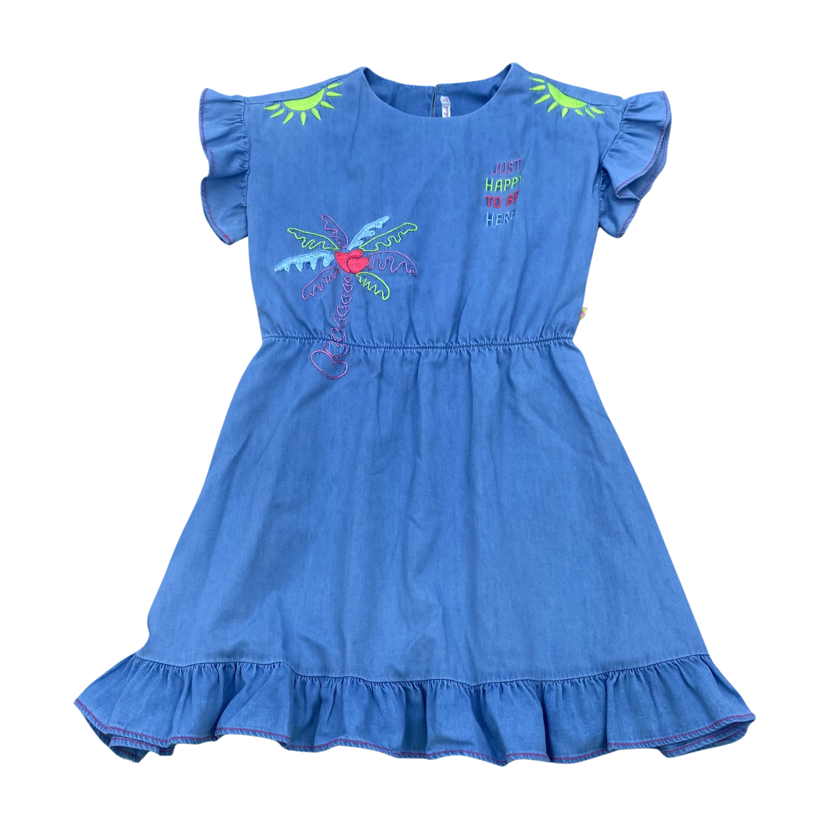 BILLIEBLUSH - ROBE - BLEU - 10 ANS