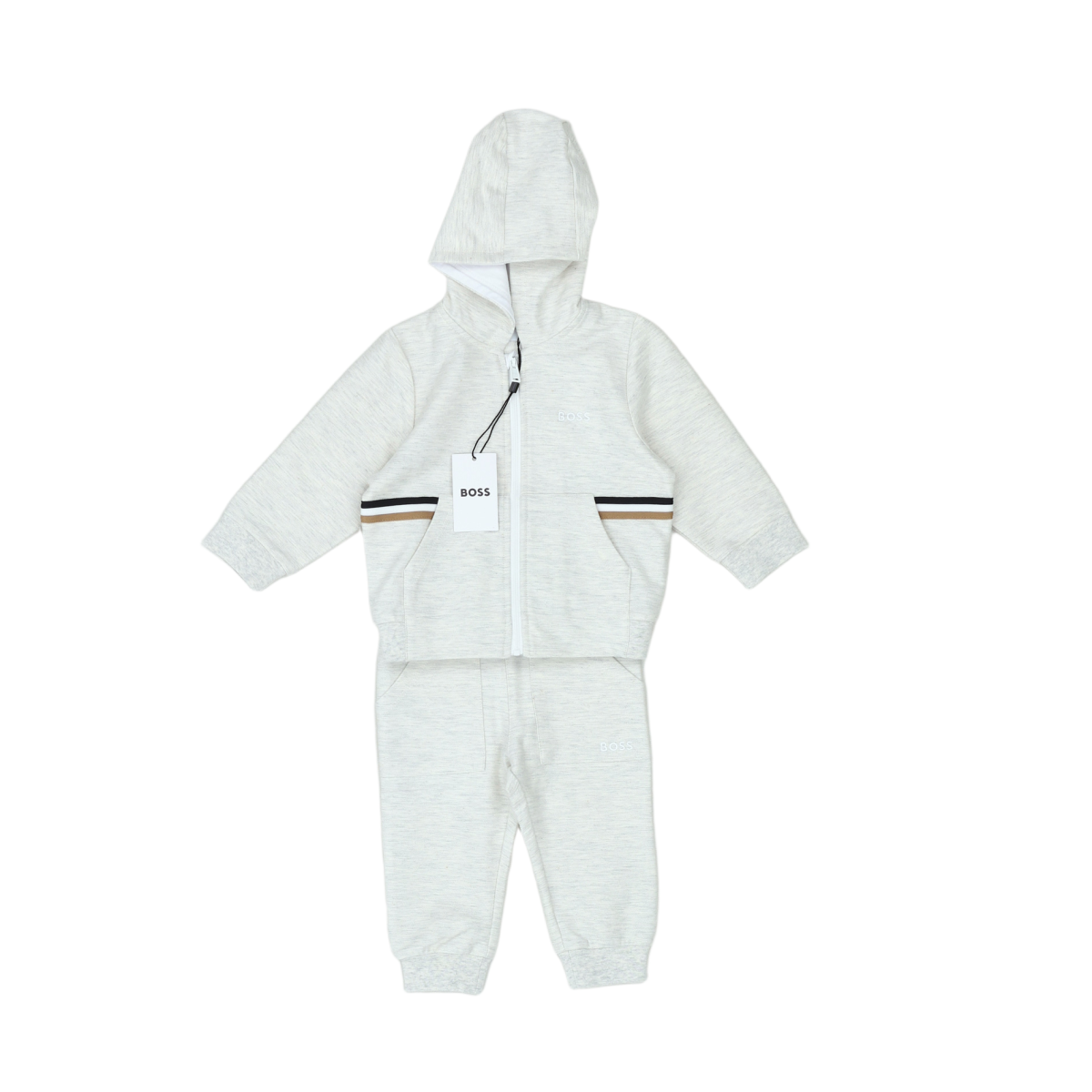 HUGO BOSS - ENSEMBLE - GRIS - 12 MOIS