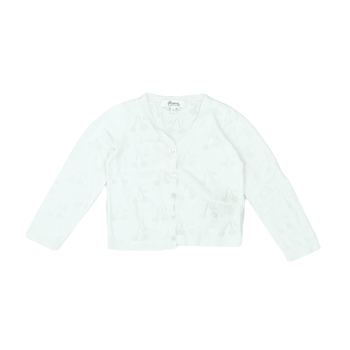 BONPOINT - CARDIGAN - BLANC - 24 MOIS