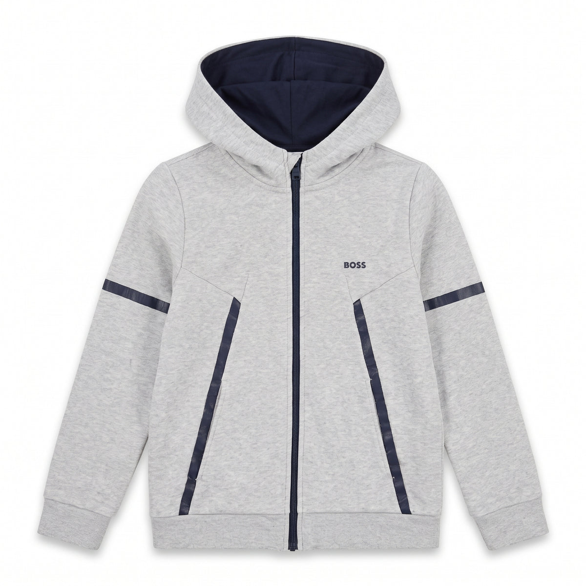 BOSS - SWEAT - GRIS - 12 ANS