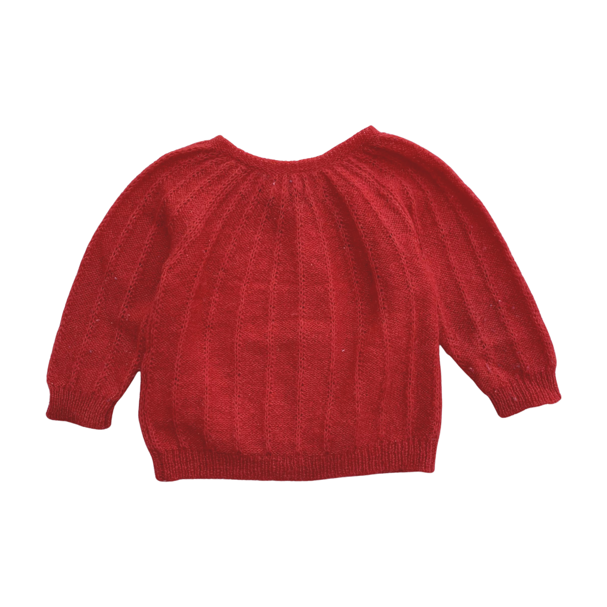 CYRILLUS - CARDIGAN - ROUGE - 12 MOIS