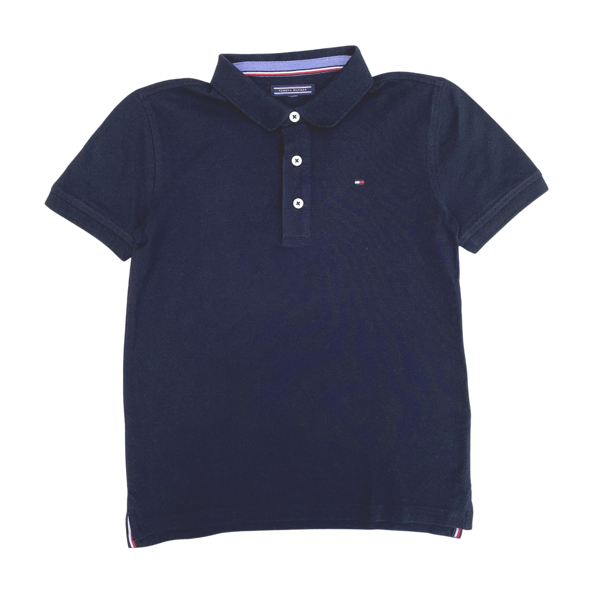 TOMMY HILFIGER - POLO - BLEU - 8 ANS