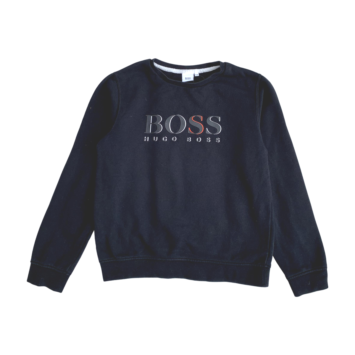 HUGO BOSS - PULL - NOIR - 12 ANS
