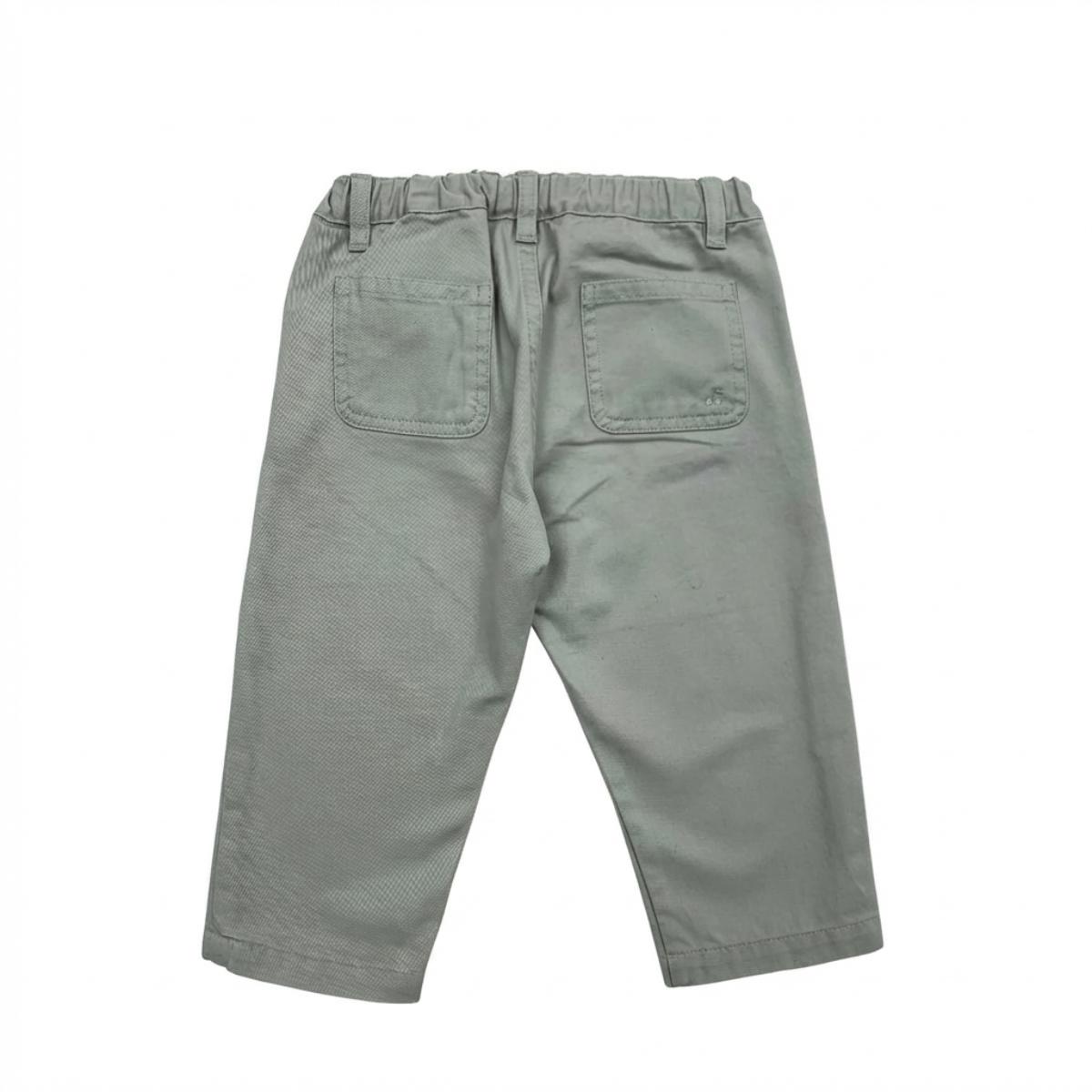BONPOINT - PANTALON - VERT - 18 MOIS