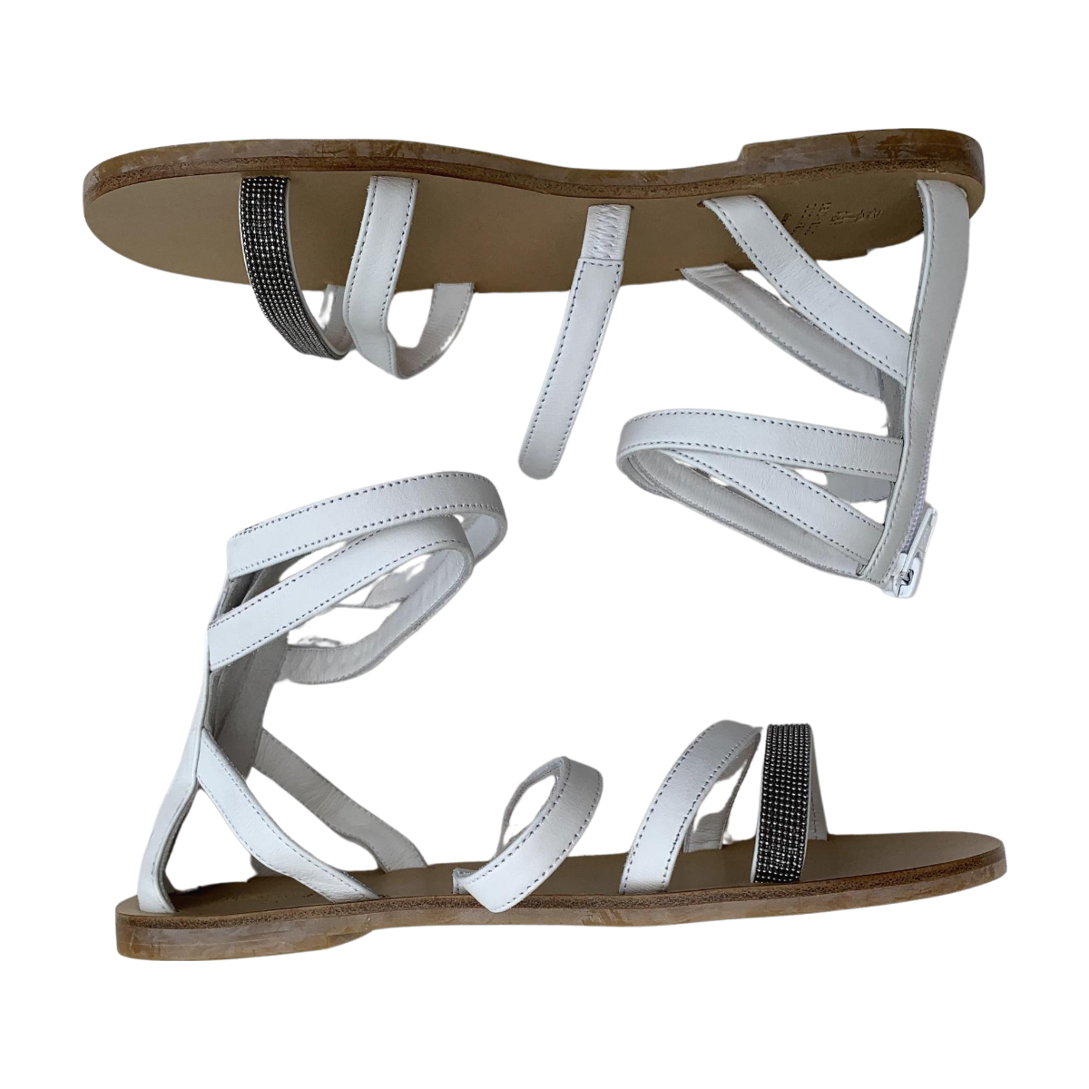 BRUNELLO CUCINELLI - SANDALES - BLANC -  33