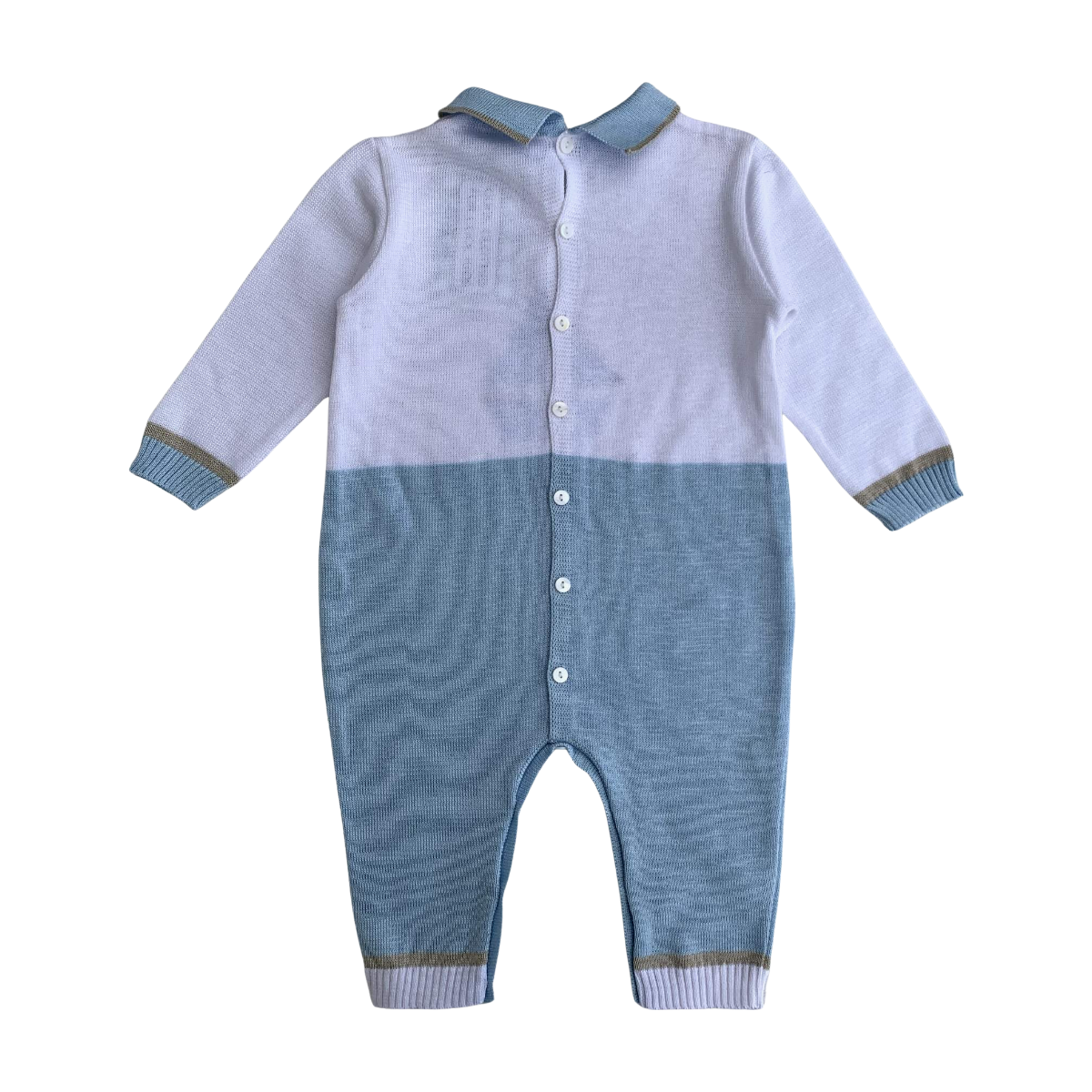 BIMBALO - COMBINAISON - BLANC, BLEU - 18 MOIS