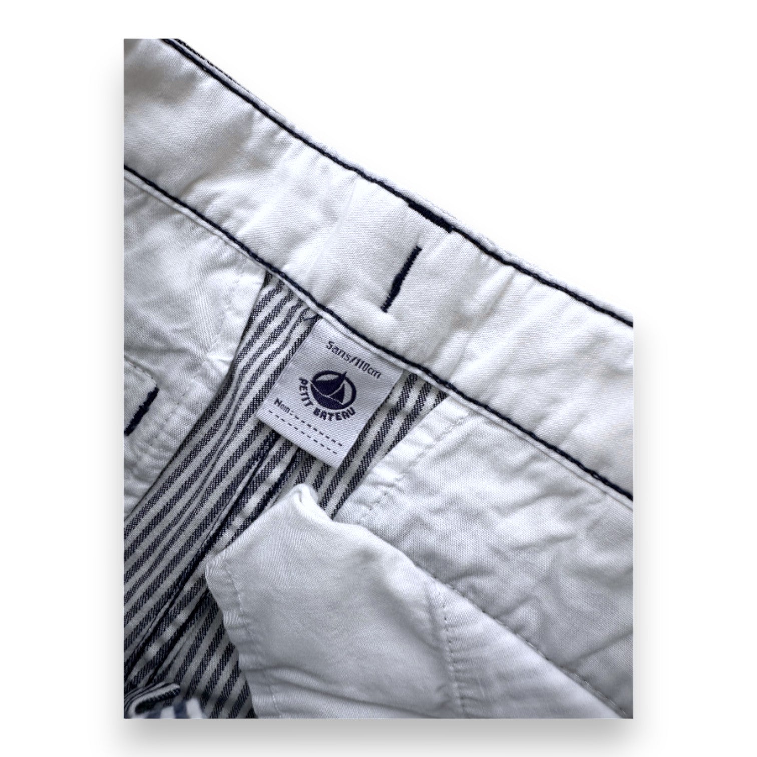 LITTLE BOAT - BERMUDASHORTS - SCHWARZ, WEISS - 5 JAHRE