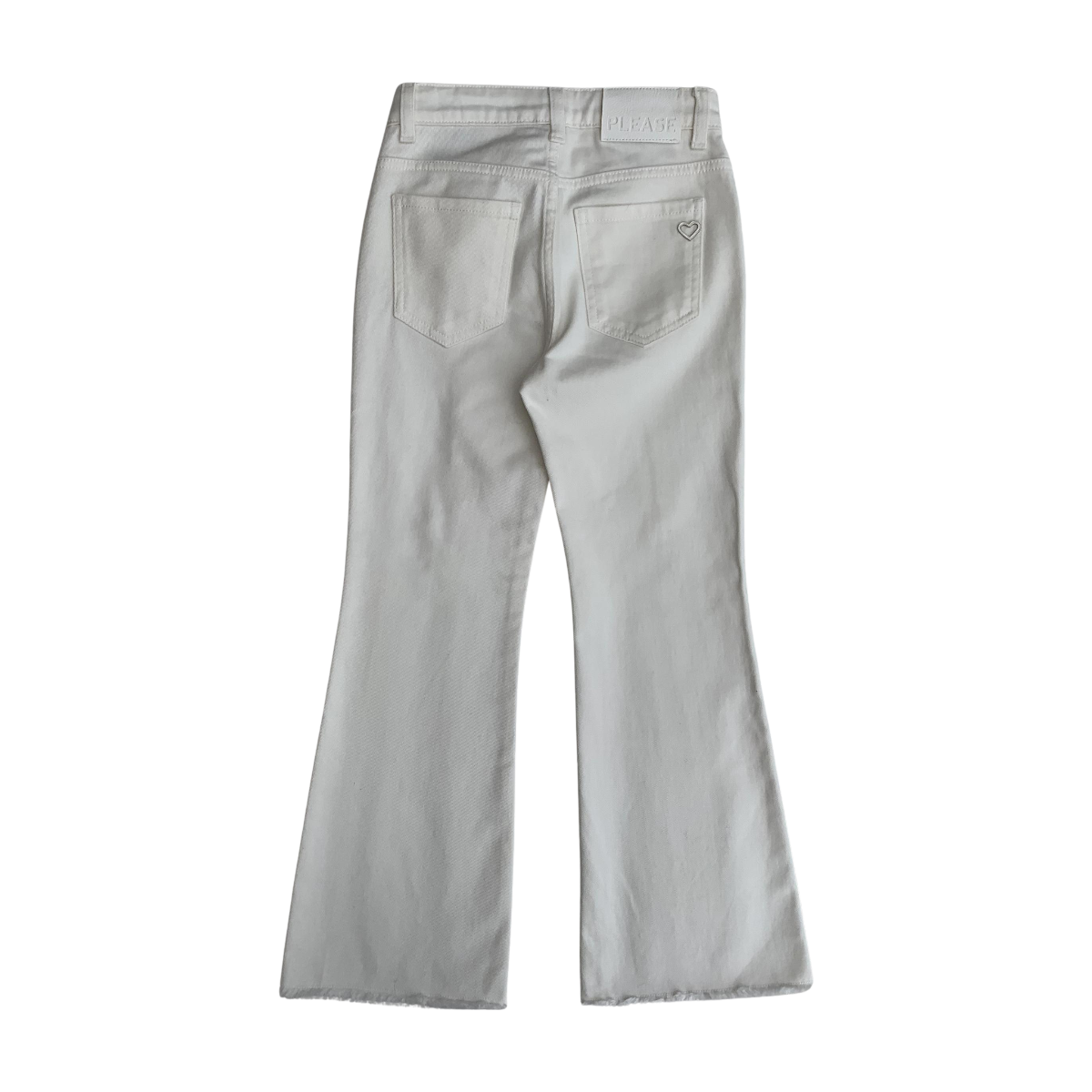 PLEASE LUXURY - PANTALON - BLANC - 8 ANS