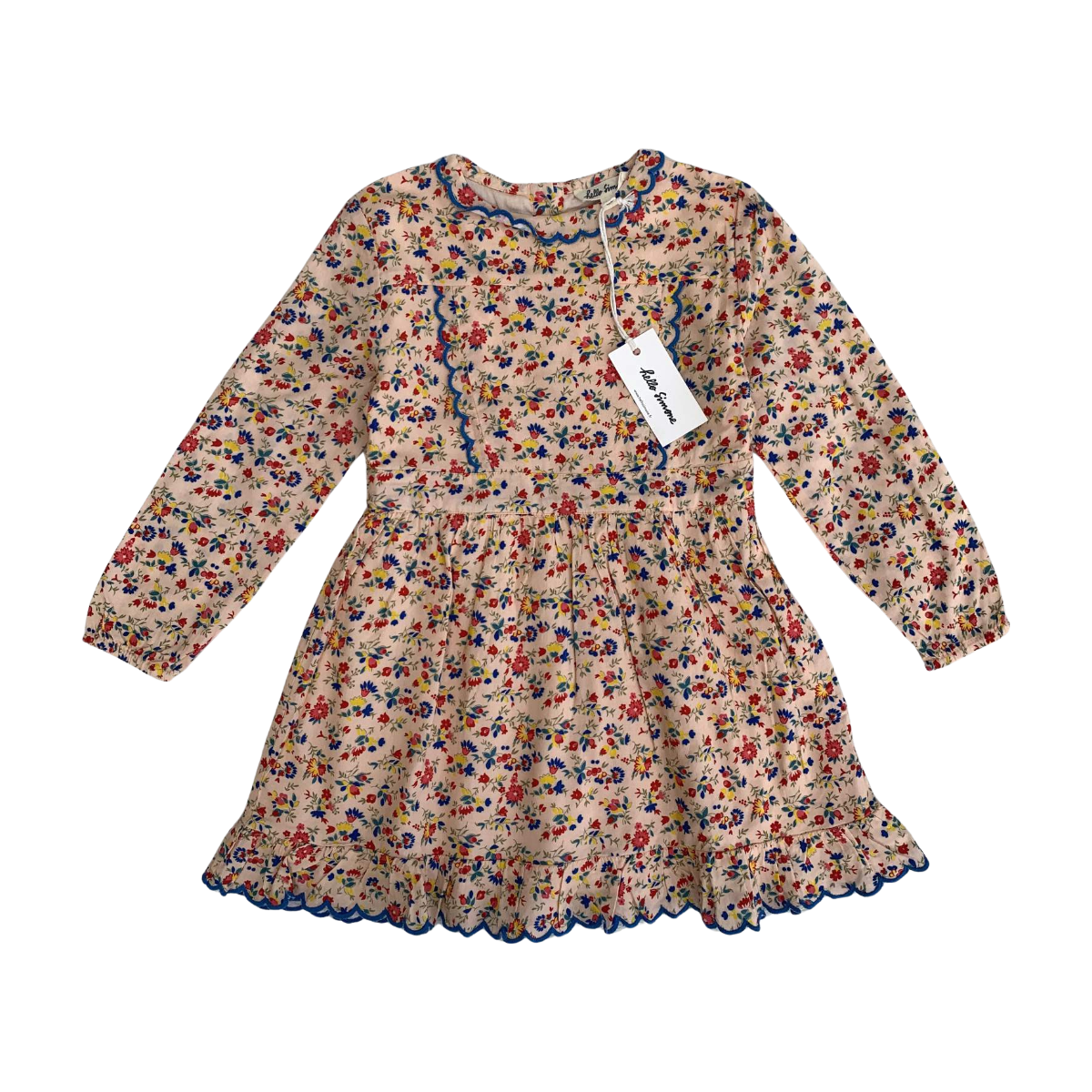 HELLO SIMONE - ROBE - ROSE, BLEU - 6 ANS