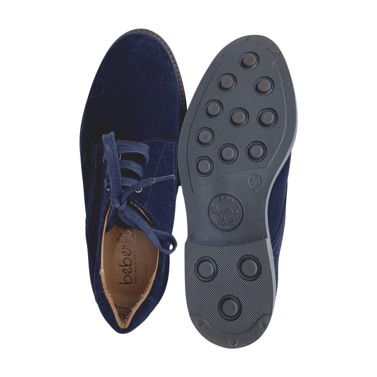 BEBERLIS - DERBIES - BLEU -  35