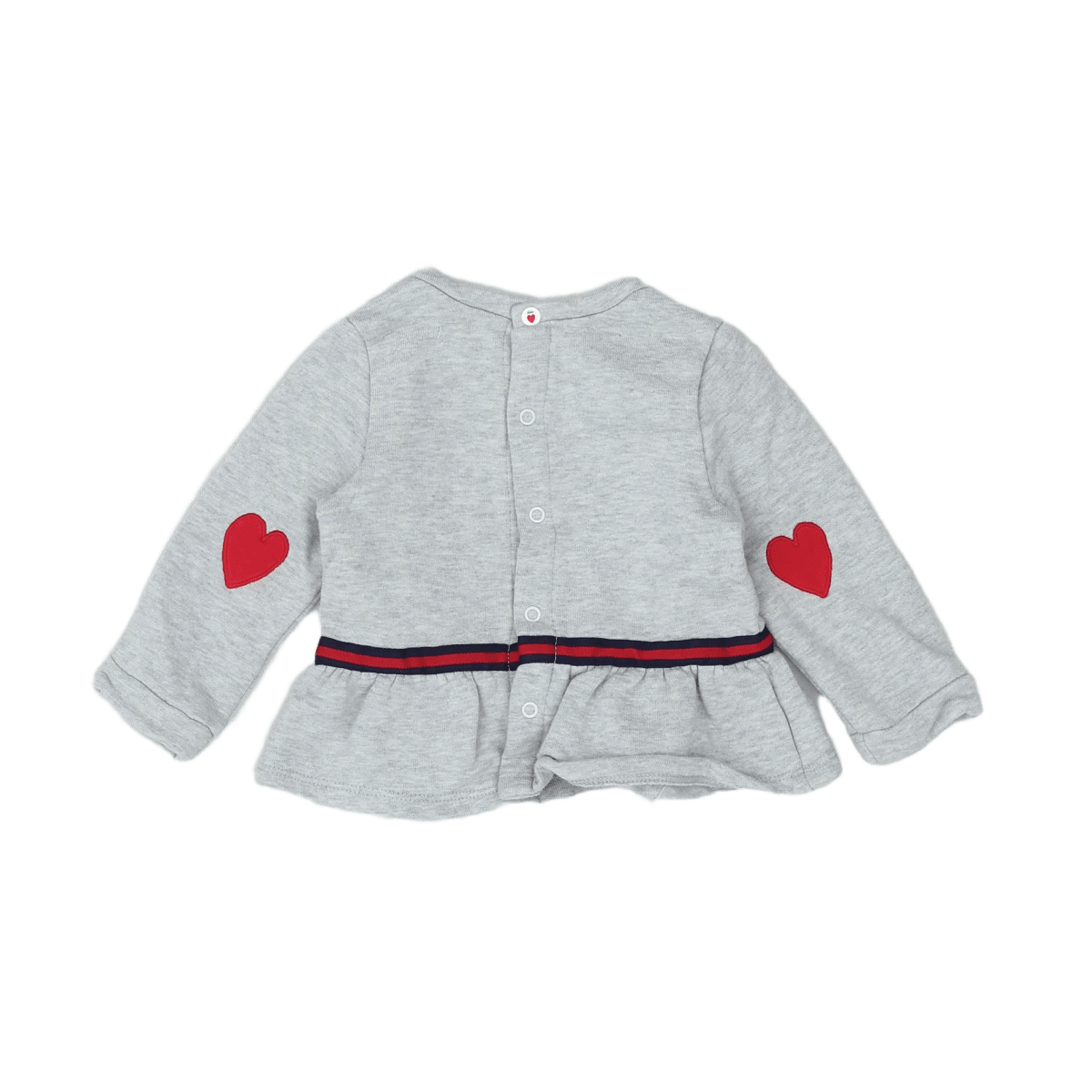 IKKS - SWEAT - GRIS - 12 MOIS