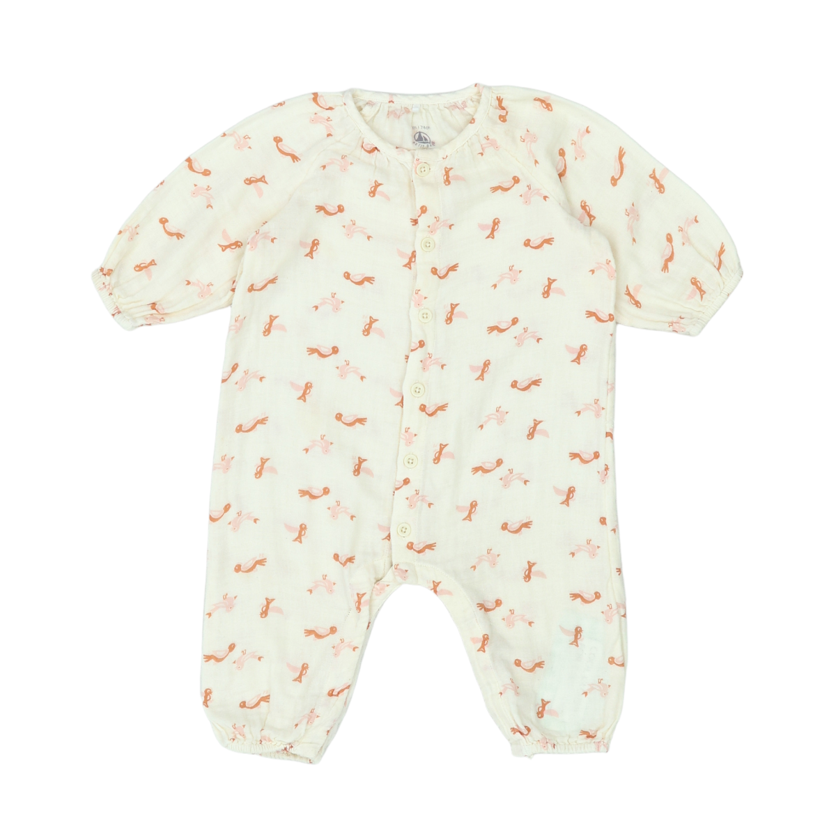 PETIT BATEAU - COMBINAISON - BEIGE - 12 MOIS