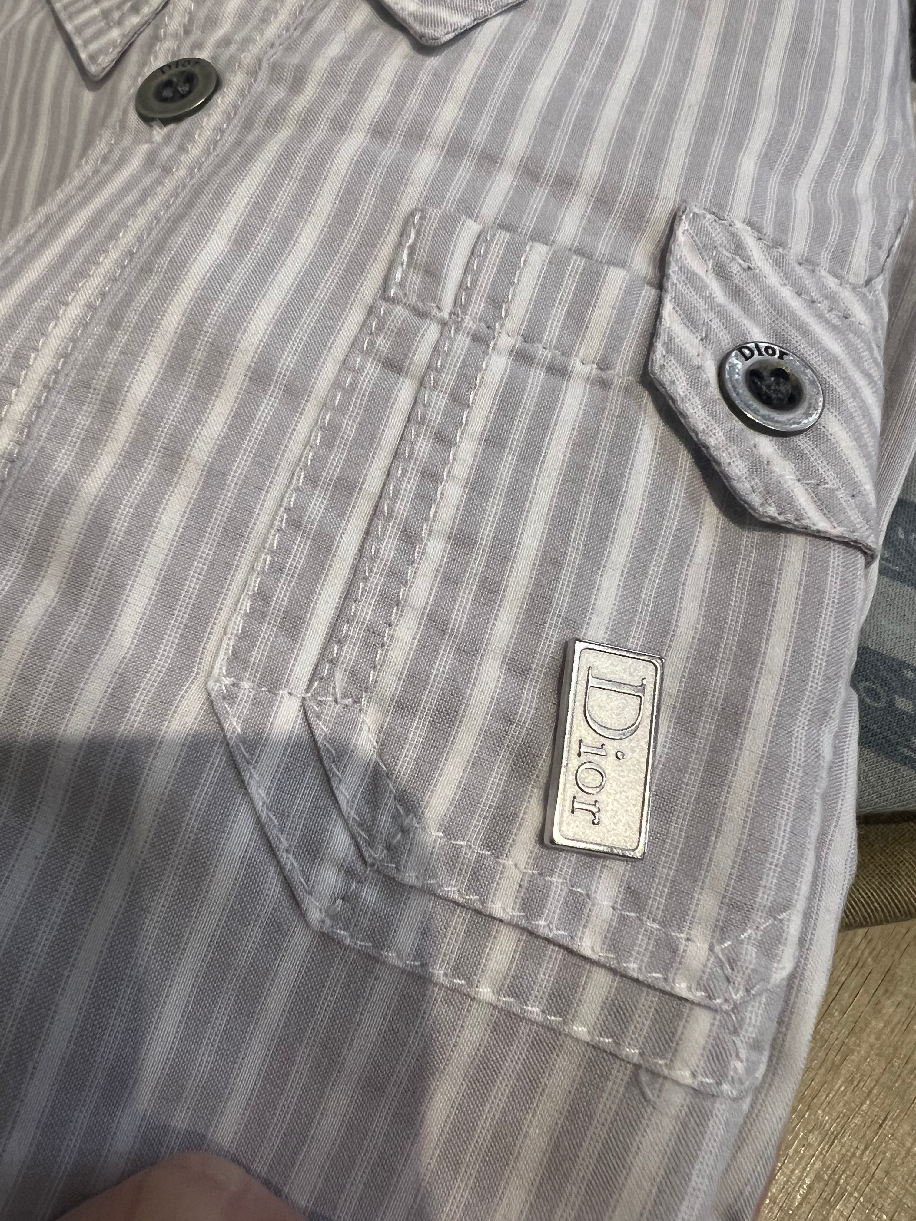 DIOR - SHIRT - WHITE, GREY - 5 YEARS