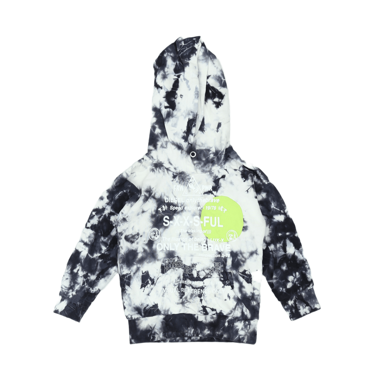 DIESEL - SWEAT - NOIR, BLANC - 4 ANS