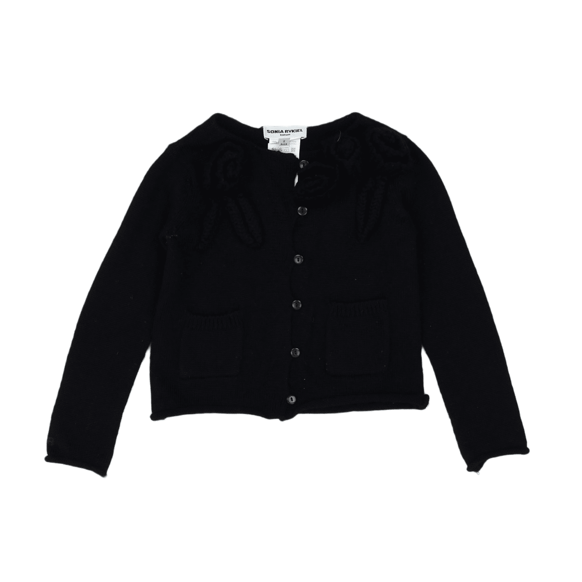 SONIA RYKIEL - CARDIGAN - NOIR - 24 MOIS