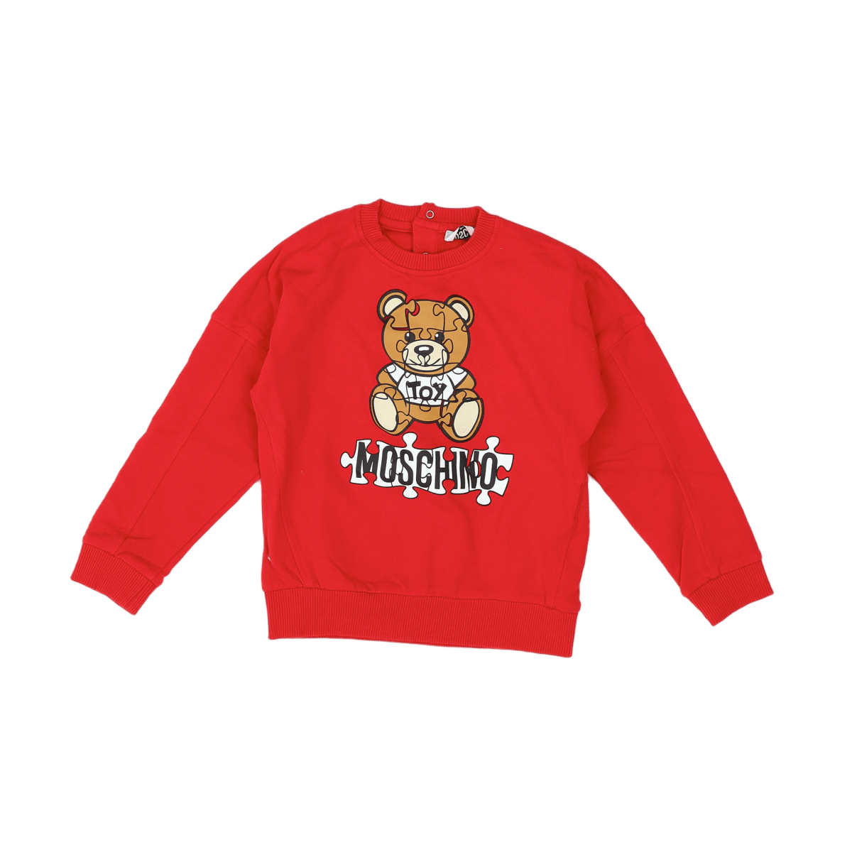 MOSCHINO - SWEAT - ROUGE - 3 ANS