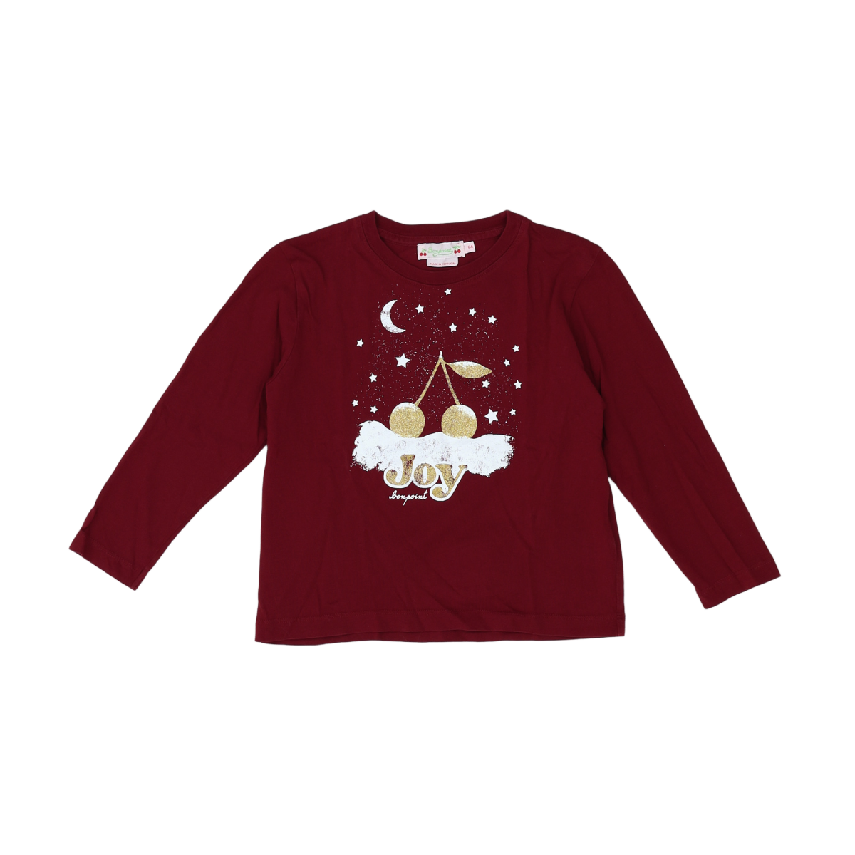 BONPOINT - T-SHIRT - ROUGE - 6 ANS