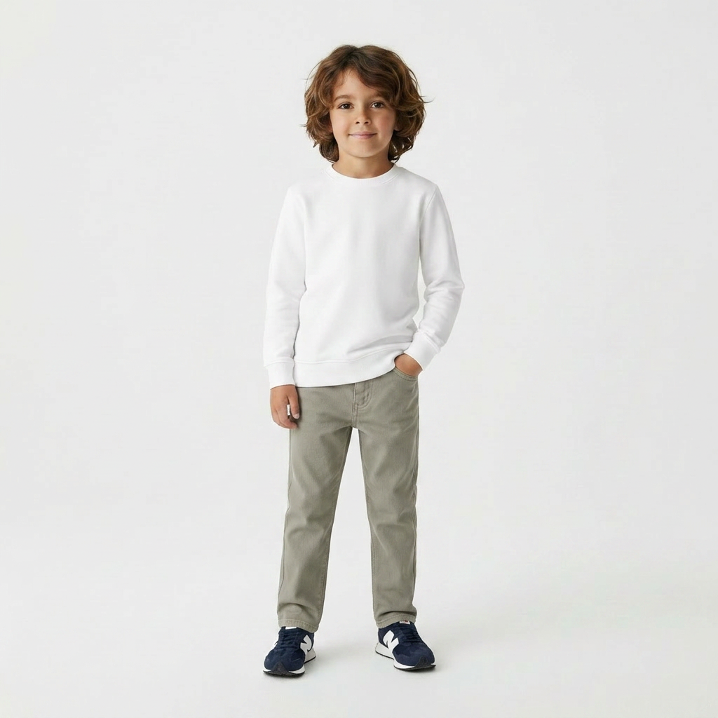 BELLEROSE - PANTALON - BEIGE - 6 ANS