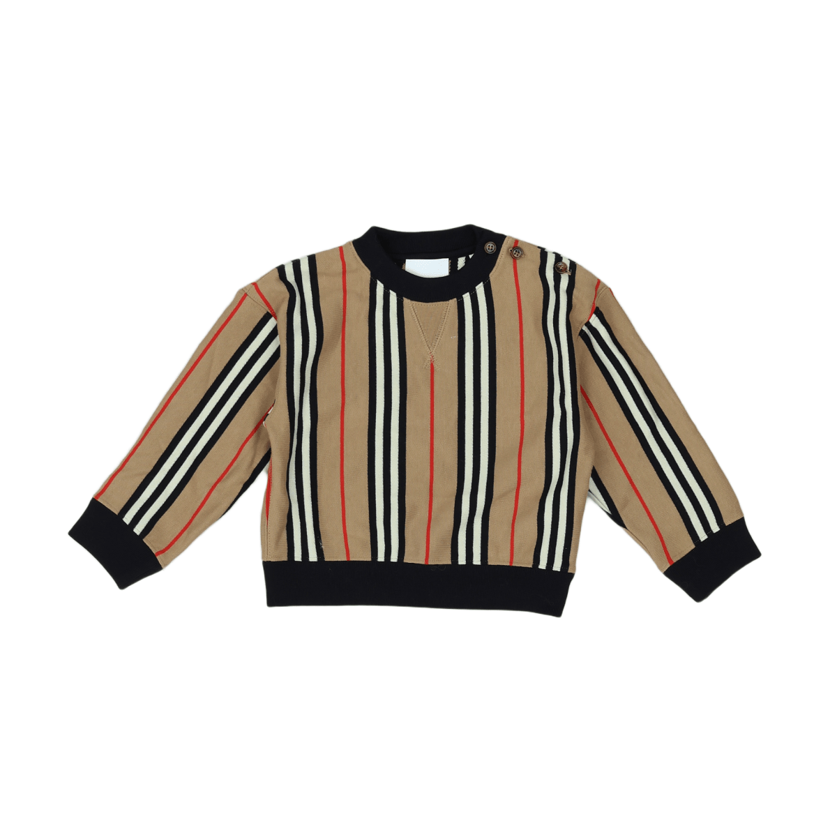 BURBERRY - PULL - NOIR, BEIGE - 24 MOIS