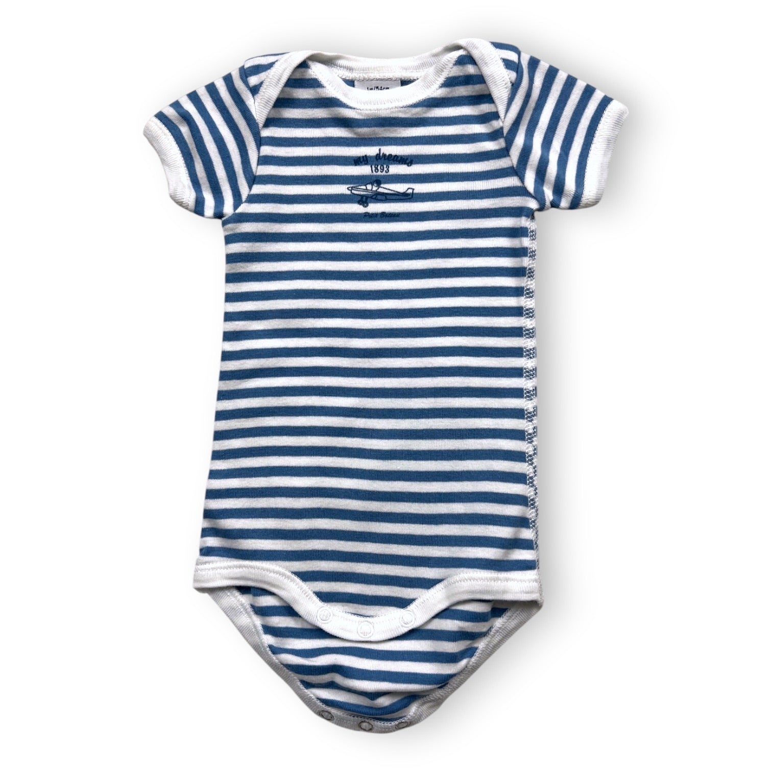 LITTLE BOAT - BODY - BLAU, WEISS - 1 MONAT