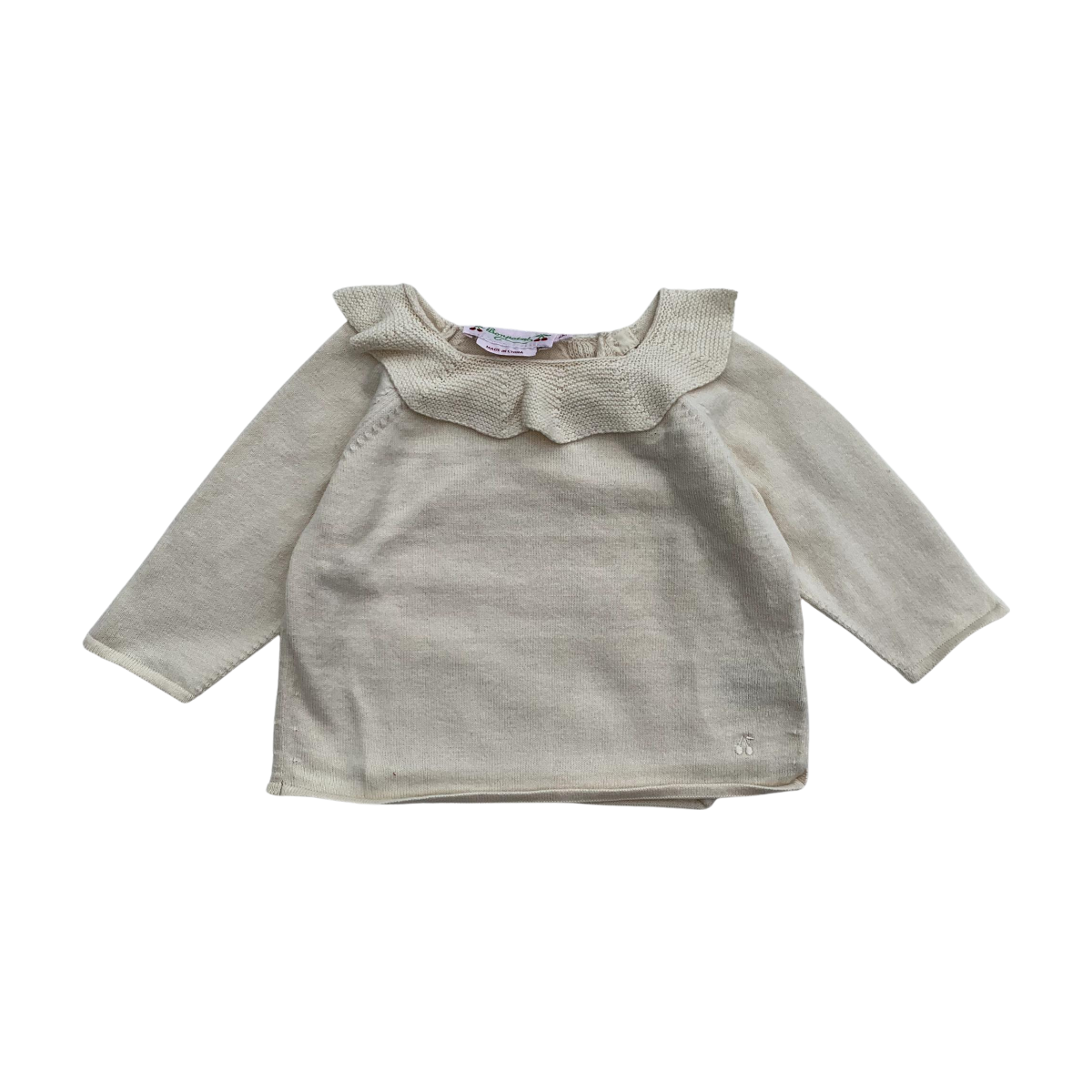 BONPOINT - PULL - BEIGE - 6 MOIS