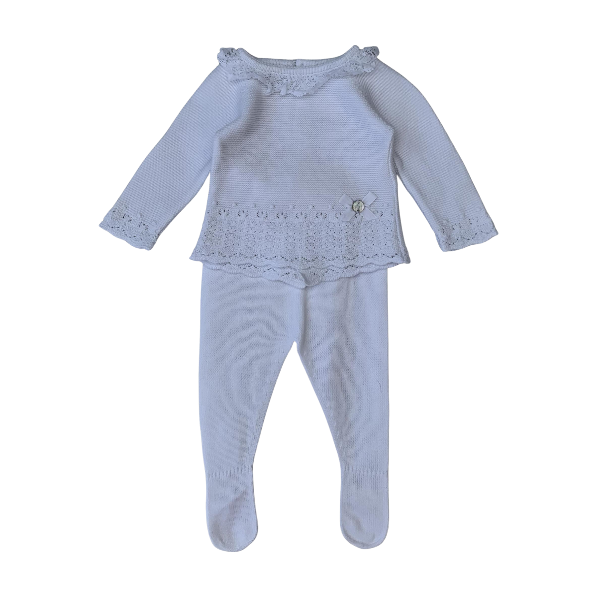 PAZ RODRIGUEZ - ENSEMBLE - BLANC - 1 MOIS