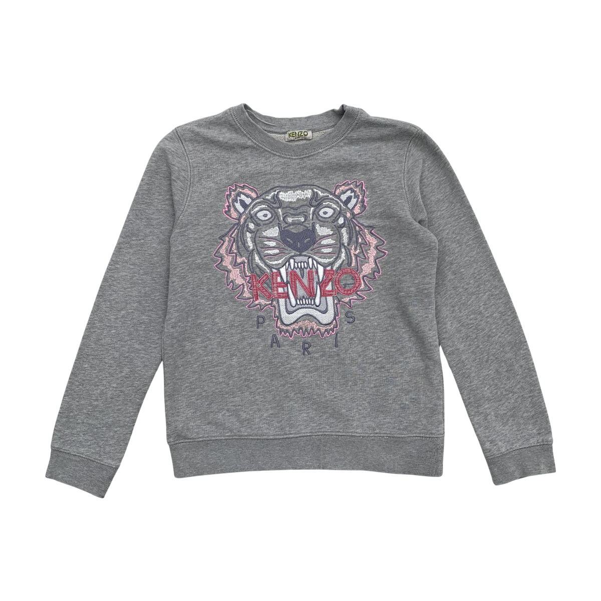 KENZO - PULL - GRIS - 10 ANS