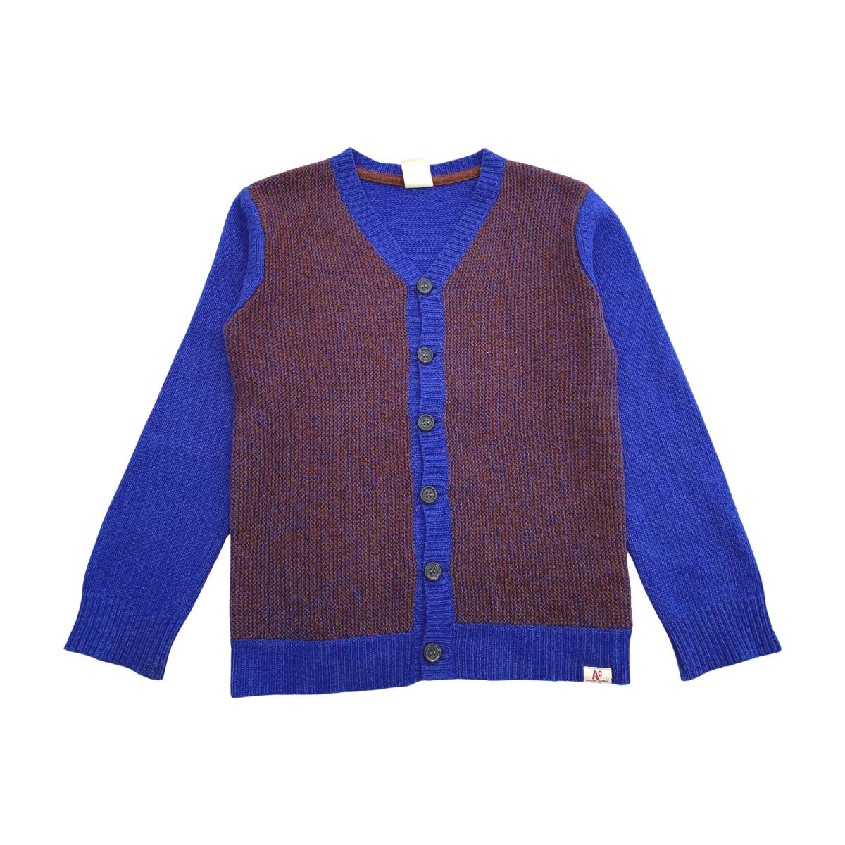 AMERICAN OUTFITTERS - CARDIGAN - MARRON, BLEU - 10 ANS