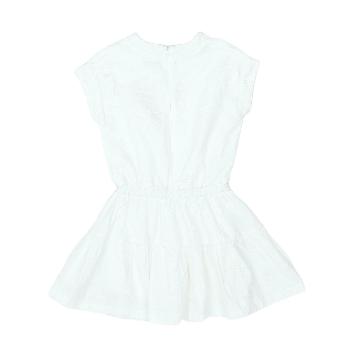 KENZO - ROBE - BLANC - 8 ANS