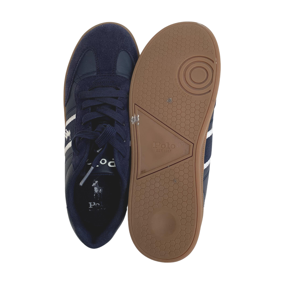 RALPH LAUREN - BASKETS - BLEU -  35