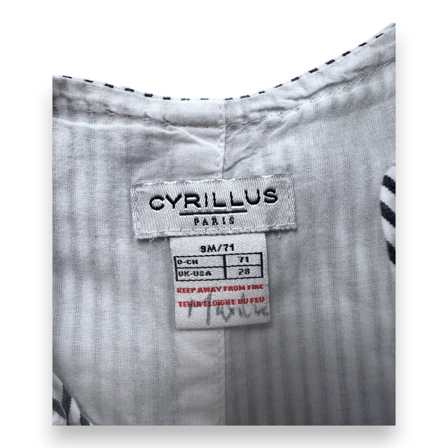 CYRILLUS - OVERALLS - BLUE, BLUE - 9 MONTHS