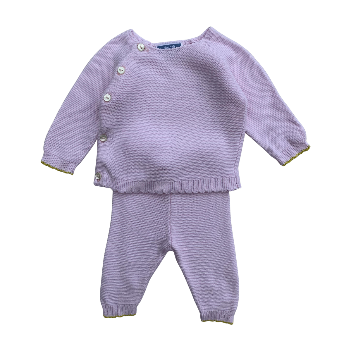 JACADI - ENSEMBLE - ROSE, JAUNE - 1 MOIS