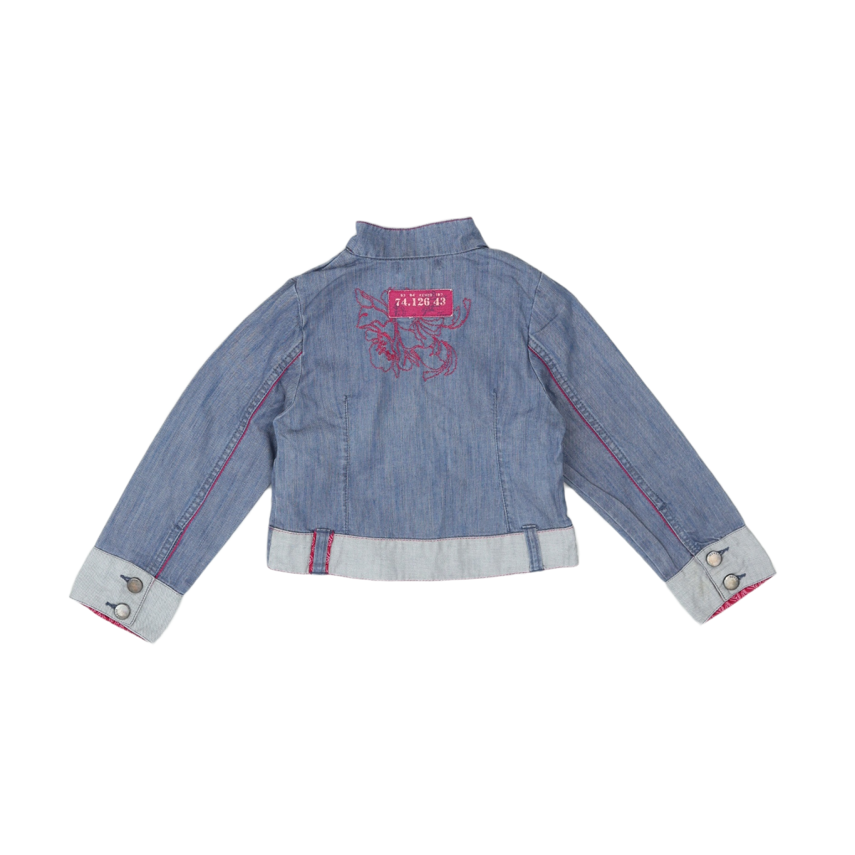 KENZO - VESTE - BLEU, ROSE - 4 ANS