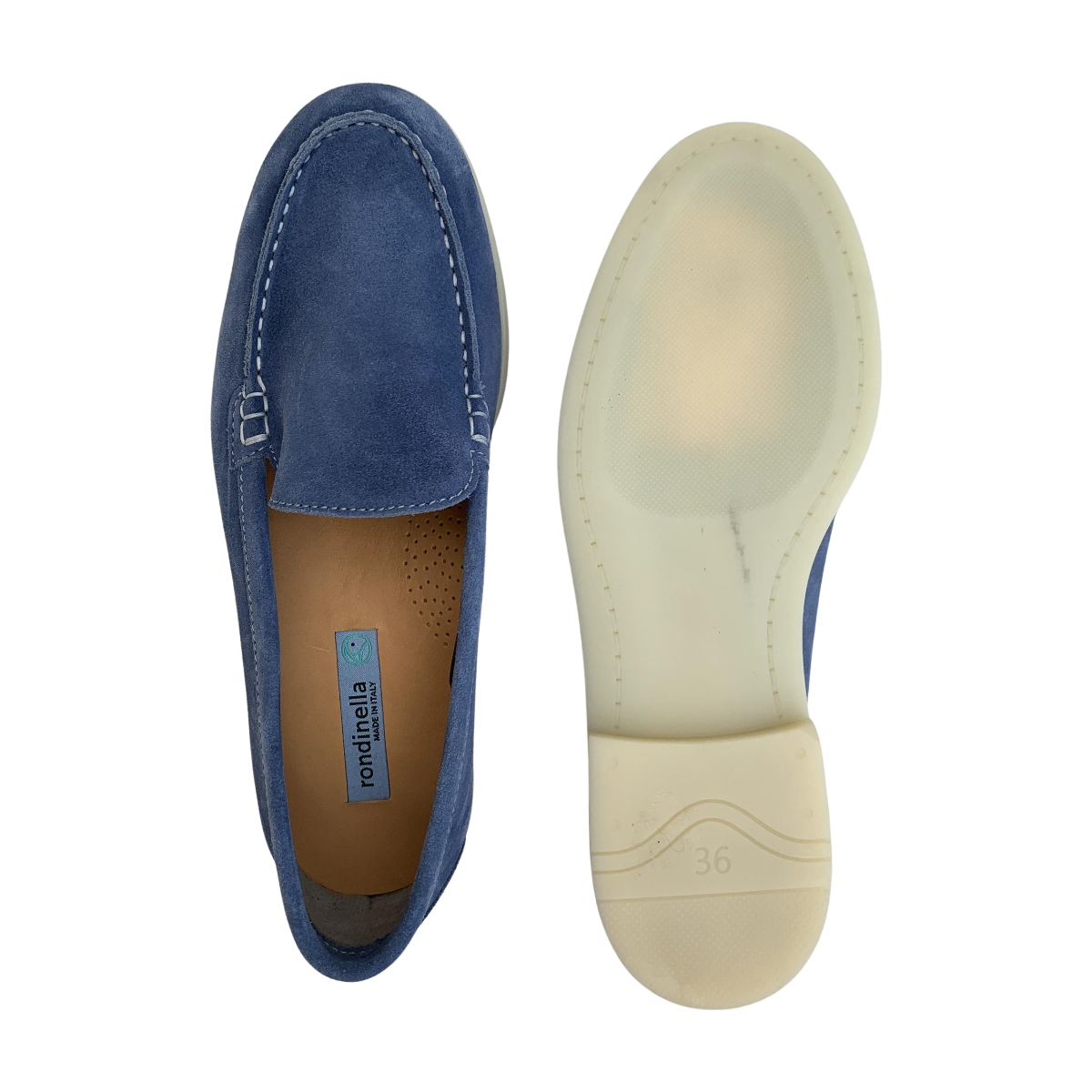 RONDINELLA - MOCASSINS - BLEU -  36
