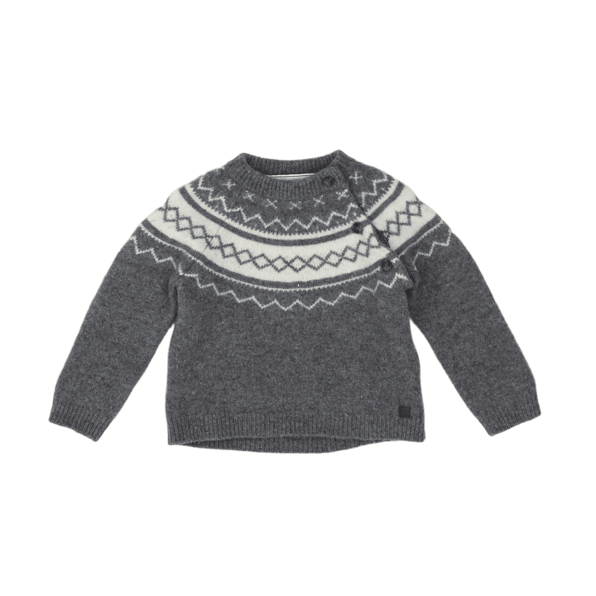 TARTINE &amp; CHOCOLAT – PULLOVER – GRAU – 24 MONATE