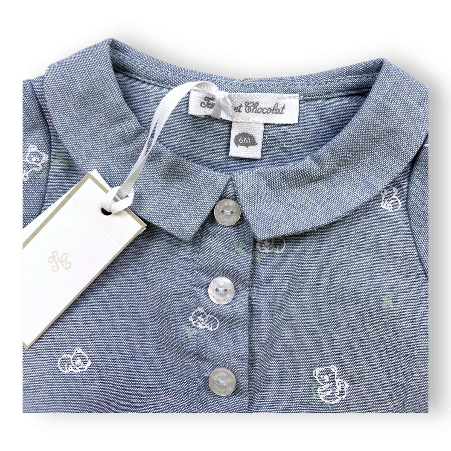 TARTINE &amp; CHOCOLAT - ROMPER - BLUE - 6 MONTHS