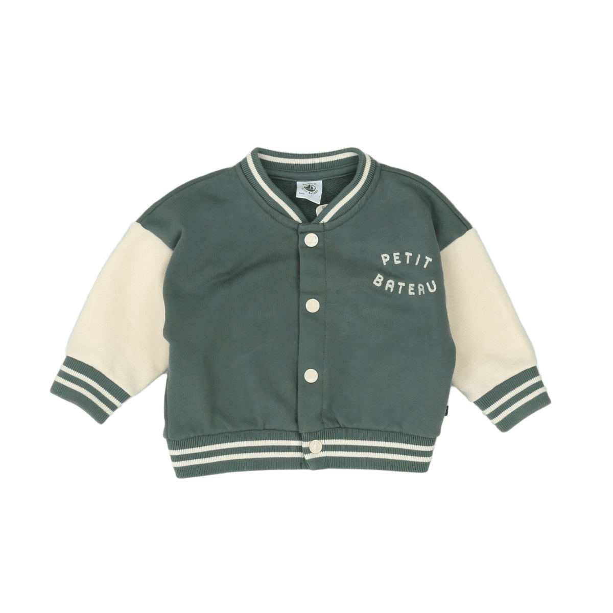 PETIT BATEAU - JACKE - GRÜN - 6 MONATE