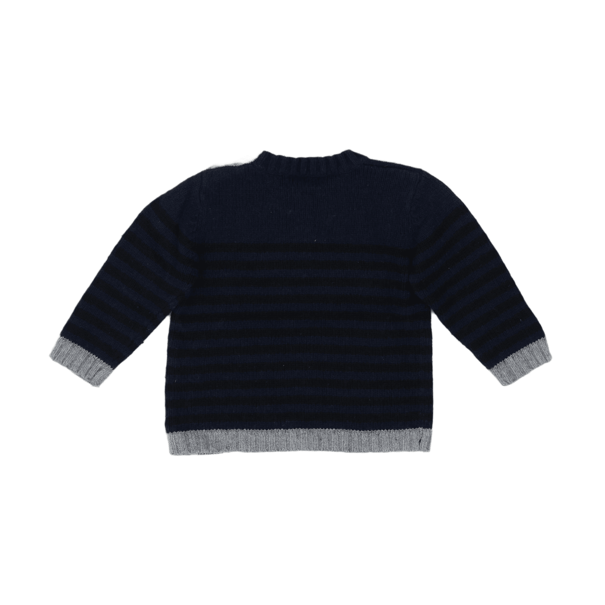 IKKS - PULL - BLEU, NOIR - 18 MOIS