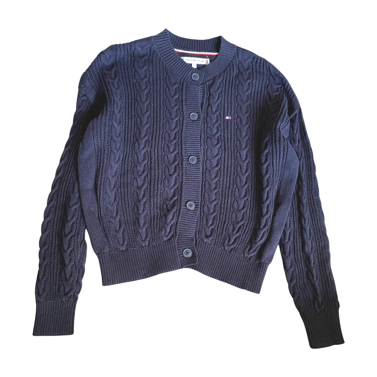 RALPH LAUREN - CARDIGAN - BLEU - 8 ANS