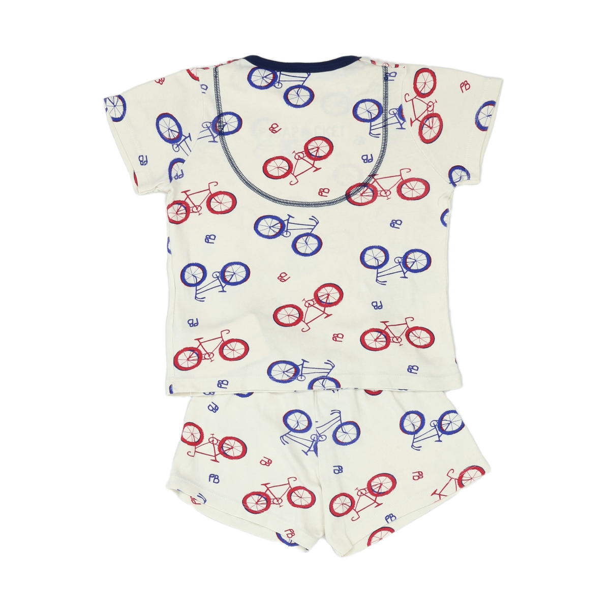 PETIT BATEAU - PYJAMA - BLANC - 5 ANS