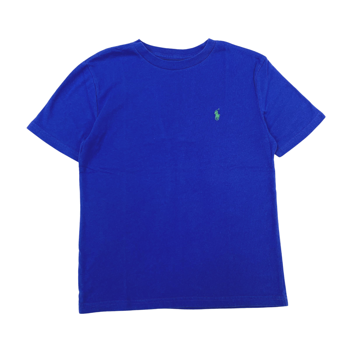 RALPH LAUREN - T-SHIRT - BLEU - 8 ANS