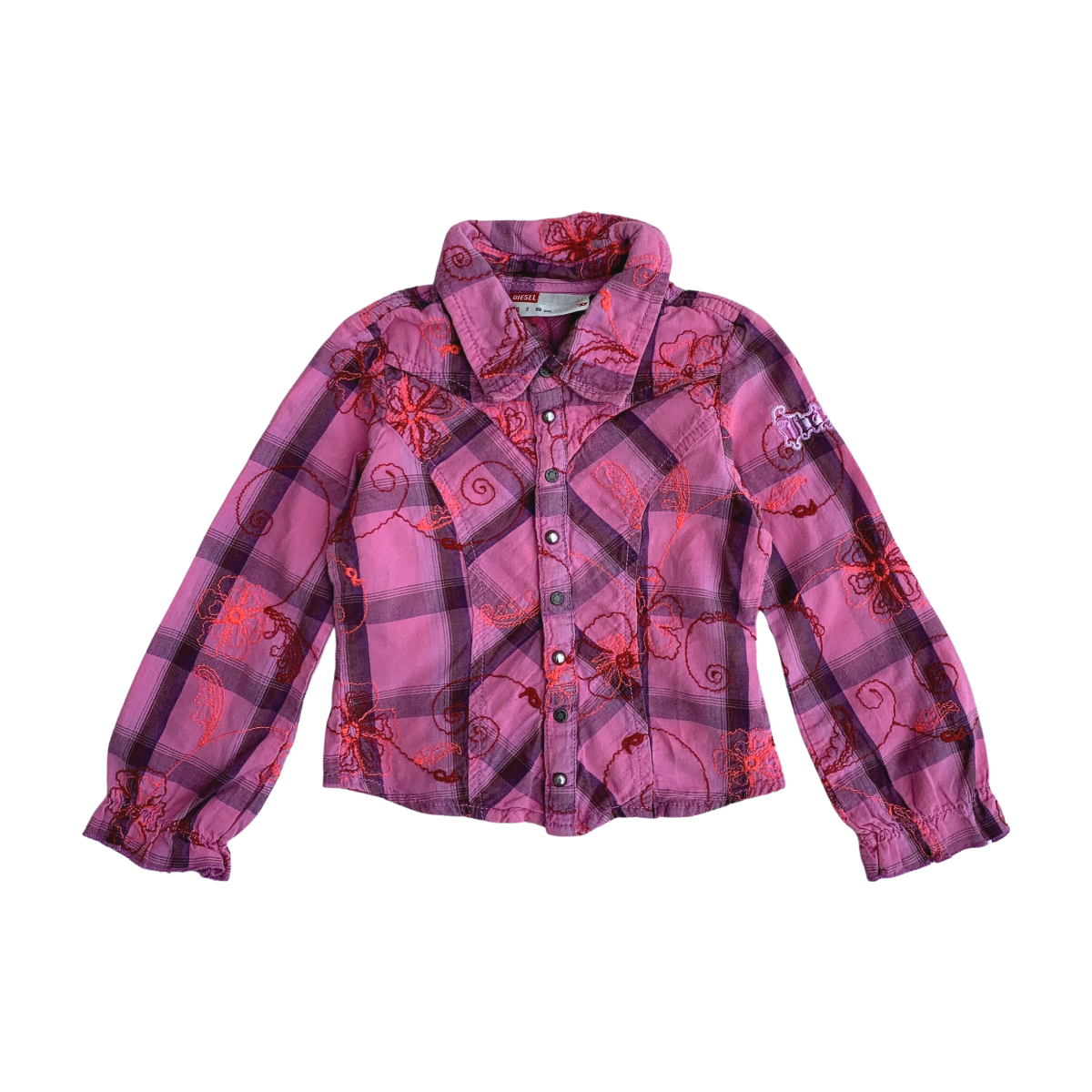 DIESEL - CHEMISE - ROSE - 24 MOIS