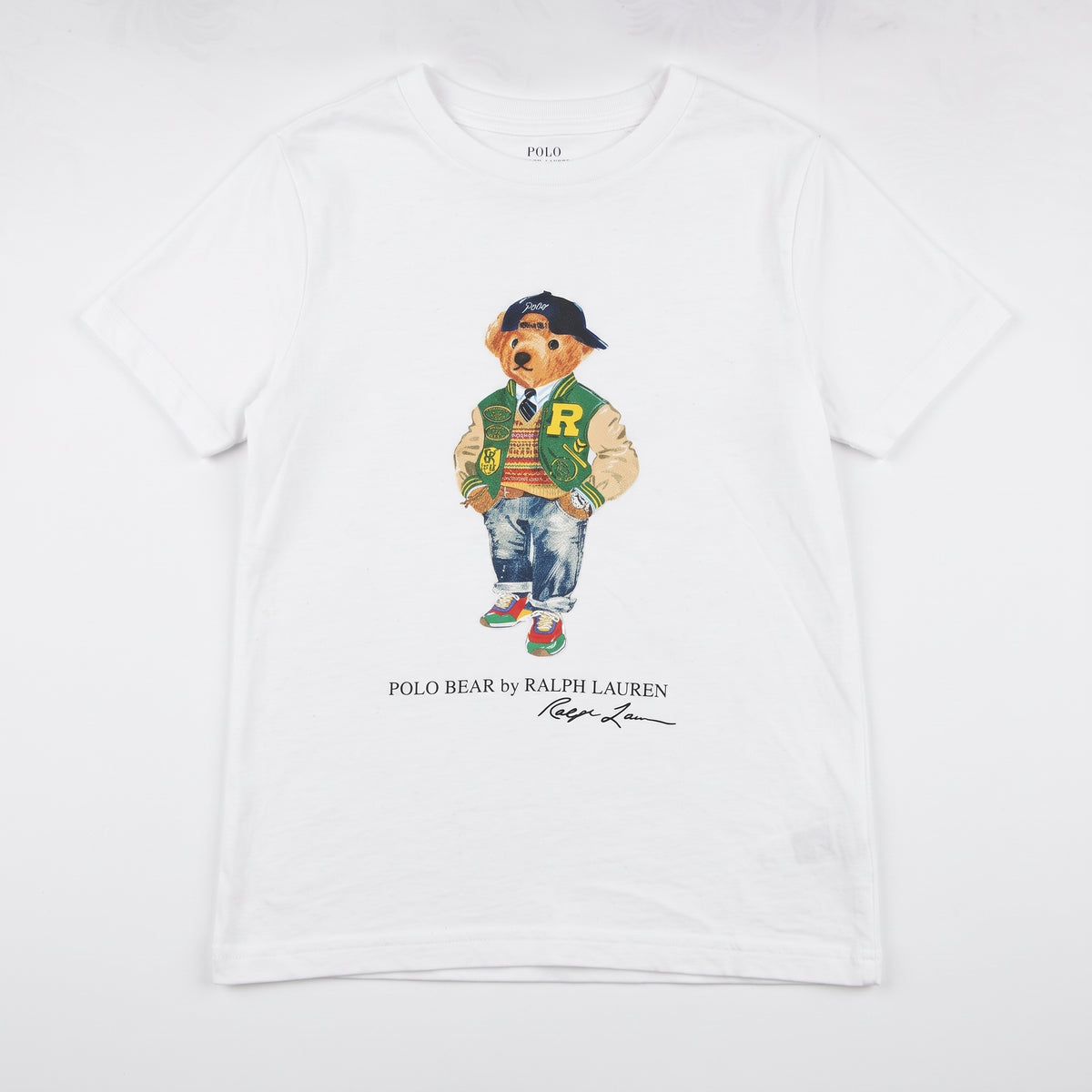 RALPH LAUREN - T-SHIRT - BLANC - 6 ANS