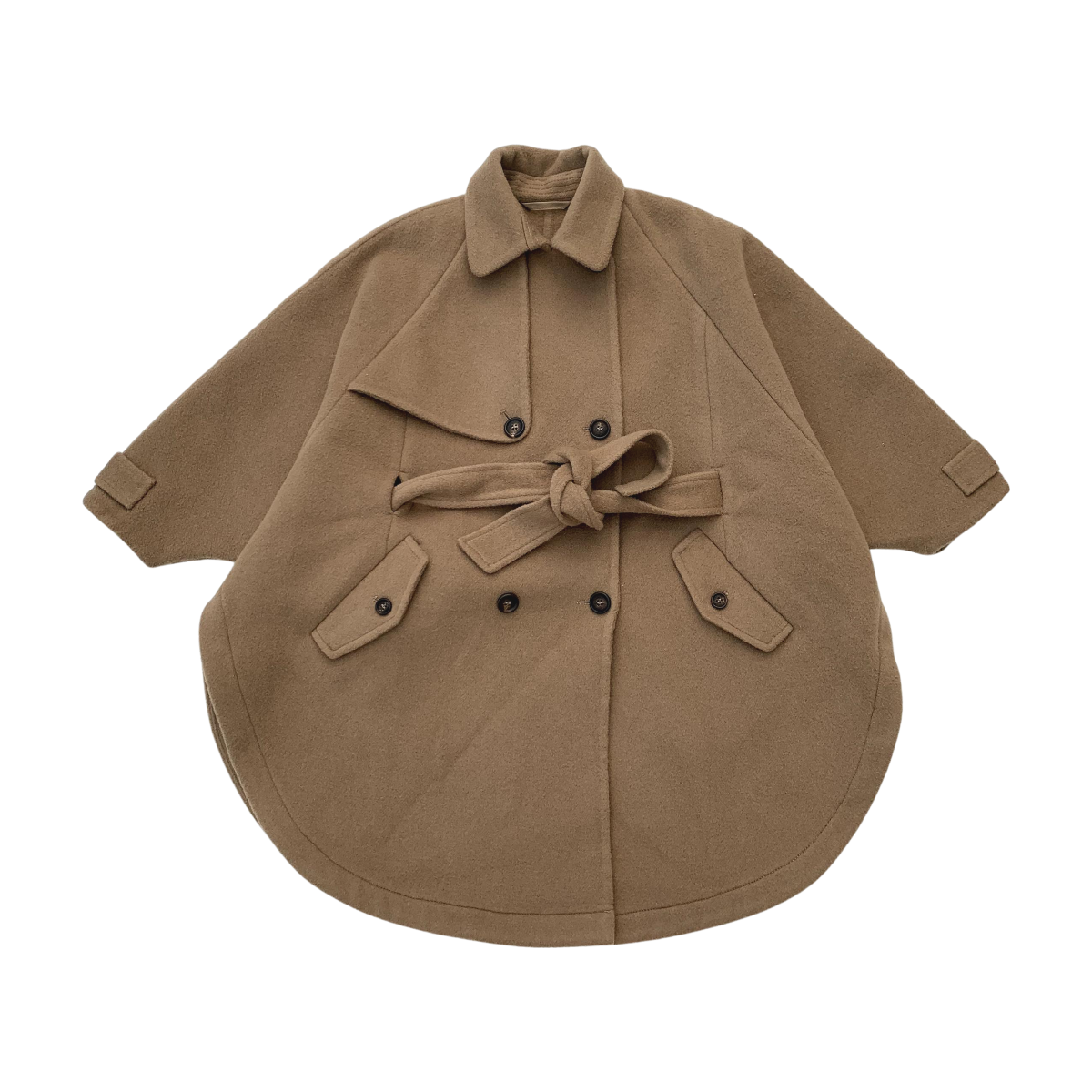 BRUNELLO CUCINELLI - PONCHO - MARRON - 8 ANS
