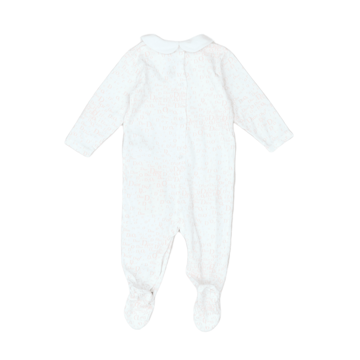 BABY DIOR - PAJAMAS - PINK, WHITE - 6 MONTHS