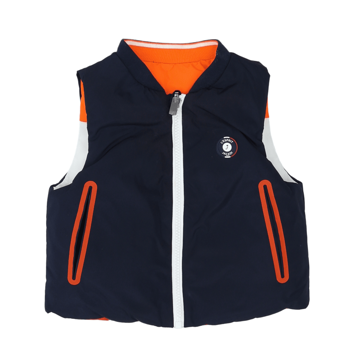 JACADI - DAUNENJACKE - BLAU, ORANGE - 18 MONATE