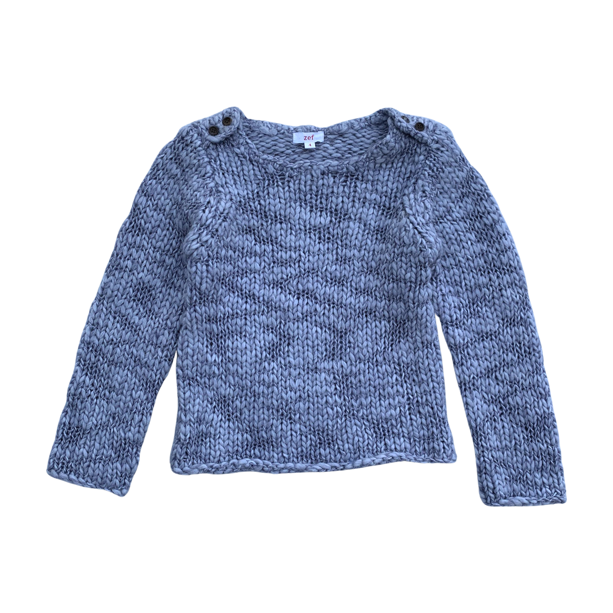 ZEF - PULL - GRIS - 4 ANS