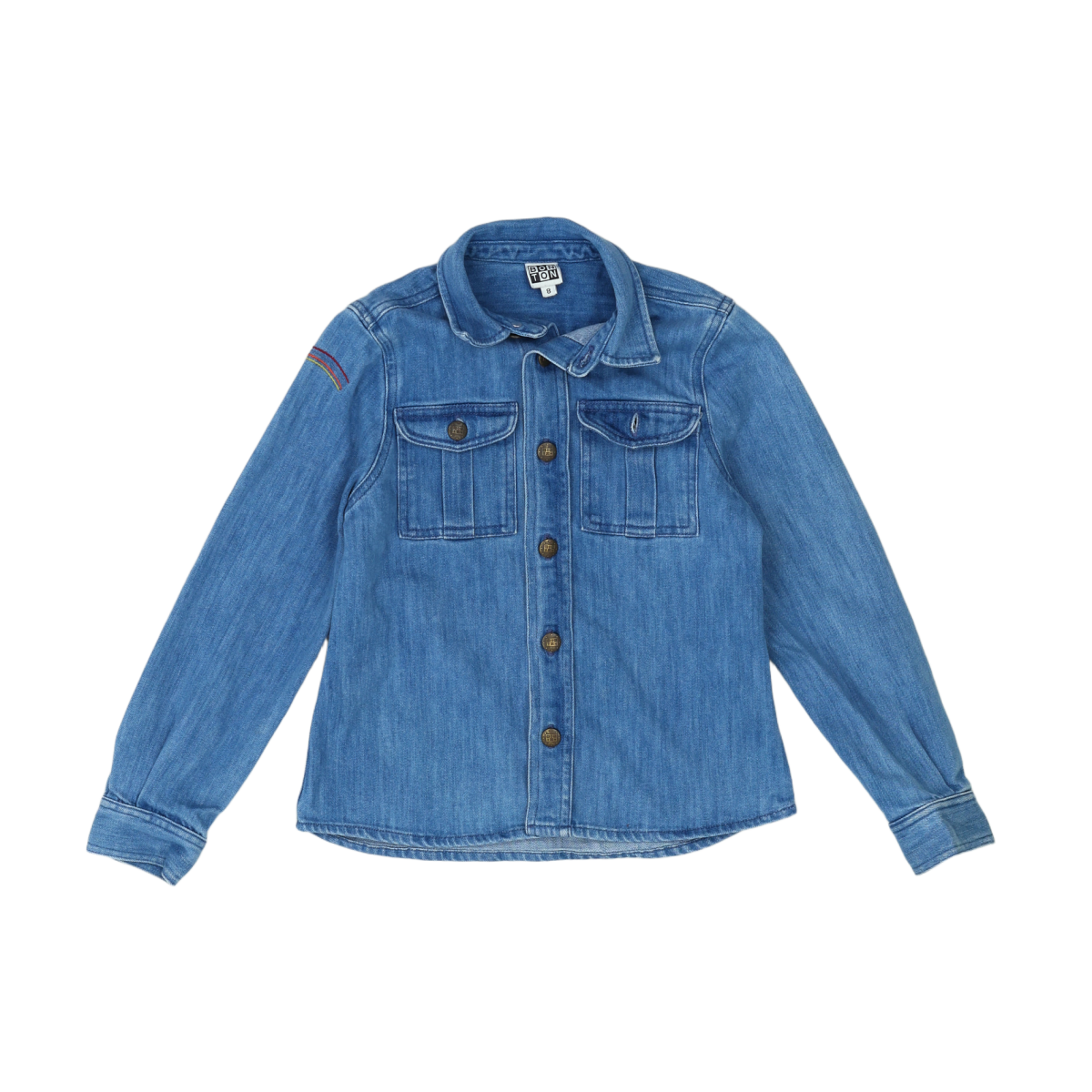 BONTON - VESTE EN JEAN - BLEU - 8 ANS