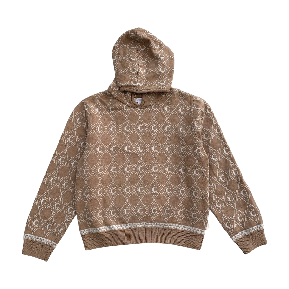 CHLOÉ - SWEAT - BEIGE - 10 ANS